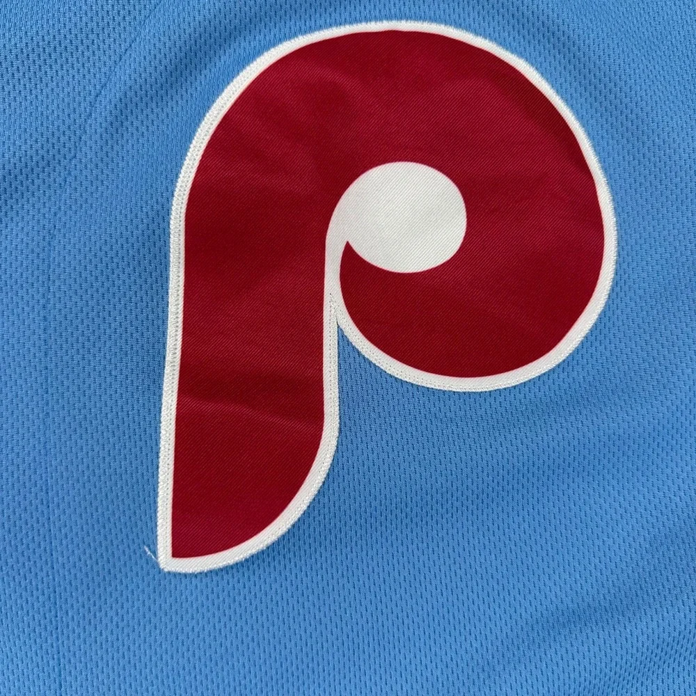 Nike Philadelphia Phillies Bryson Stott 5 Powder Blue Jersey Mens XL Throwback
